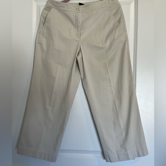 Eileen Fisher Women’s Wide Leg khaki pants size Small - Picture 3 of 9